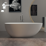 NNEDSZ Medium Size Egg Shaped Cast stone - Solid Surface Bath 1600mm length
