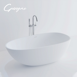 NNEDSZ Medium Size Egg Shaped Cast stone - Solid Surface Bath 1700mm Length