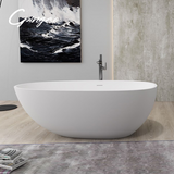 NNEDSZ Medium Size Egg Shaped Cast stone - Solid Surface Bath 1700mm Length