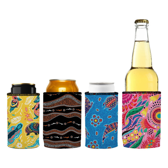NNEDSZ Australian Stubby Cooler 4-Pack - Standard
