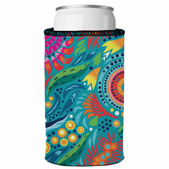 NNEDSZ Australian Flowers II Stubby Cooler - Standard