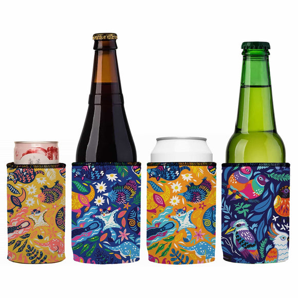 NNEDSZ Wombat Magic Stubby Cooler 4-Pack - Standard