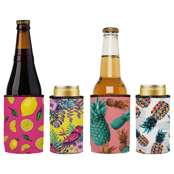 NNEDSZ Tropicana Stubby Cooler 4-Pack - Standard