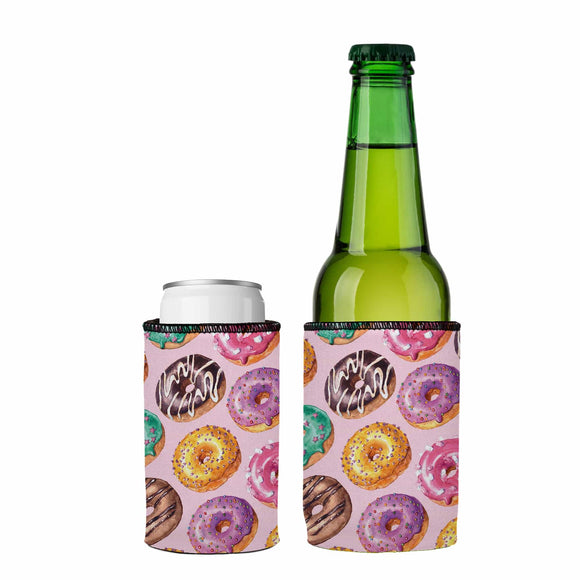 NNEDSZ Donuts Go Nuts Stubby Cooler 2-Pack - Standard