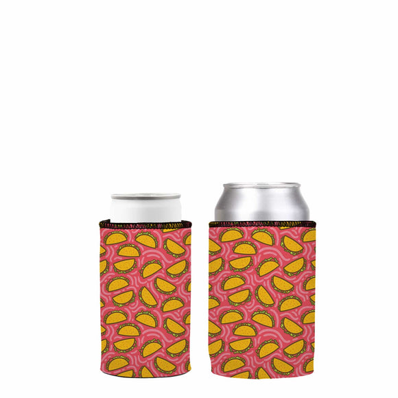 NNEDSZ Raining Tacos Stubby Cooler 2-Pack - Standard