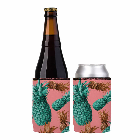 NNEDSZ Mmm Pineapples Yummy Stubby Cooler 2-Pack - Standard