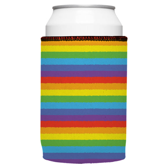 NNEDSZ LGBTQ+ Pride Flag Stubby Cooler - Standard