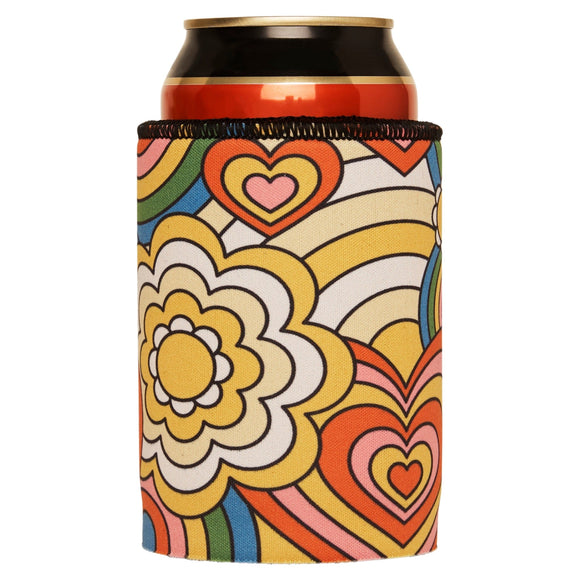 NNEDSZ 60s Hearts Stubby Cooler - Standard