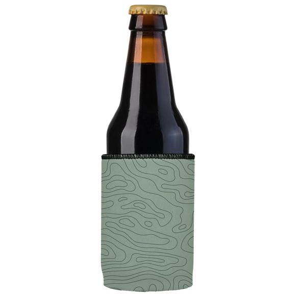 NNEDSZ Topographic Map Stubby Cooler - Standard