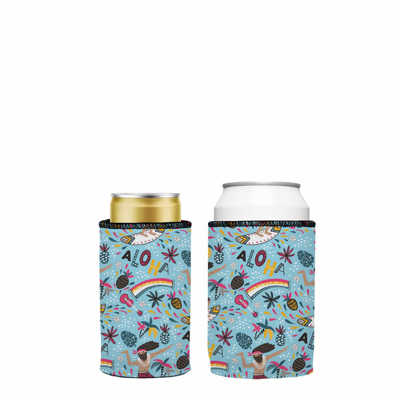 NNEDSZ Surfing Aloha Stubby Cooler 2-Pack - Standard