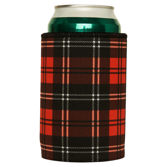 NNEDSZ Scottish Tartan Plaid Stubby Cooler - Standard