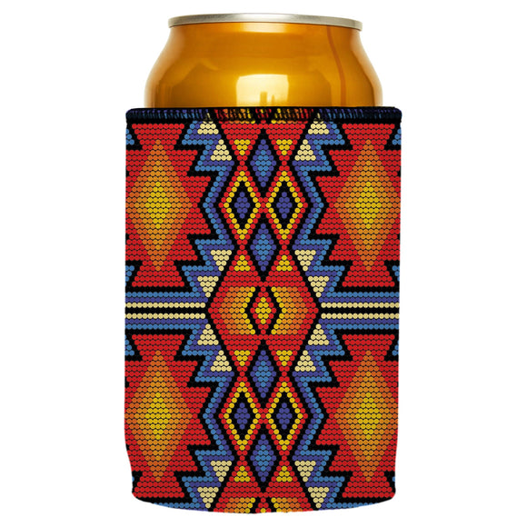 NNEDSZ Huichol Beading Stubby Cooler - Standard