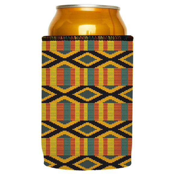 NNEDSZ Ghana Kente Stubby Cooler - Standard