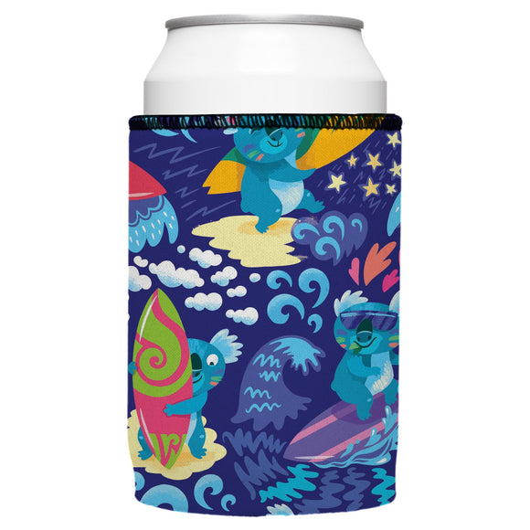 NNEDSZ Surfin Koala Stubby Cooler - Standard