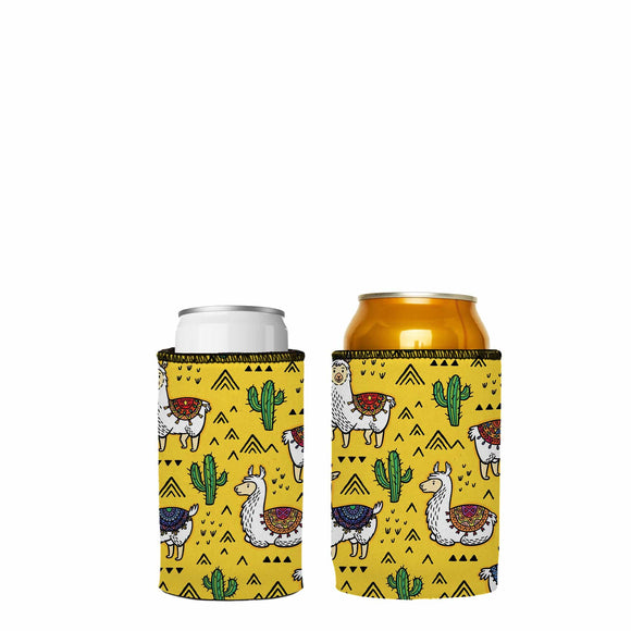NNEDSZ Llamas & Cactus Stubby Cooler 2-Pack - Standard