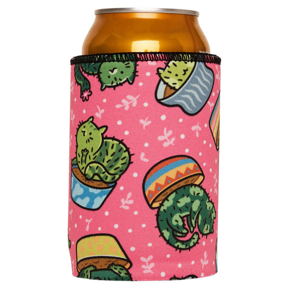 NNEDSZ Cats in a Flowerpot Stubby Cooler - Standard