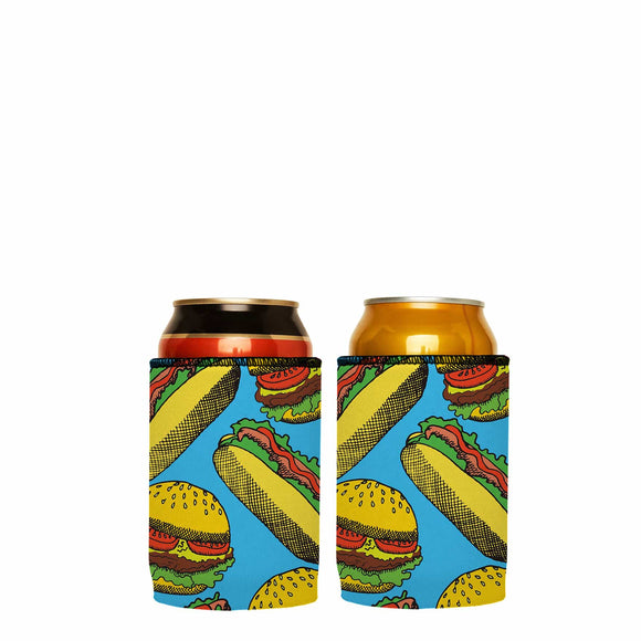 NNEDSZ Hamburgers & Sandwiches Stubby Cooler 2-Pack - Standard