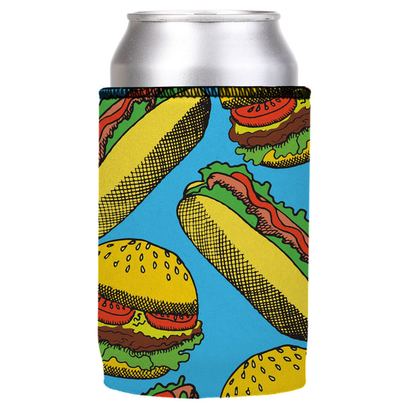 NNEDSZ Hamburgers & Sandwiches Stubby Cooler - Standard