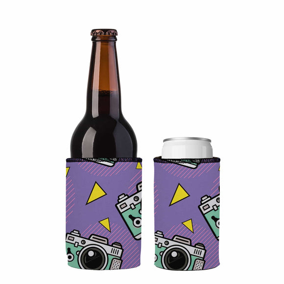 NNEDSZ Cameras Shoot People Stubby Cooler 2-Pack - Standard