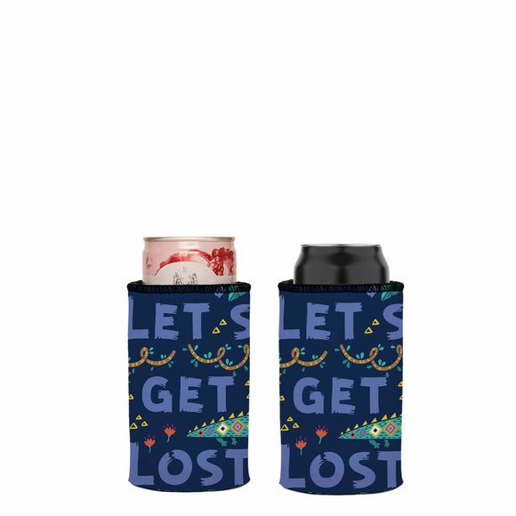 NNEDSZ Lets Get Lost in the Wild Stubby Cooler 2-Pack - Standard