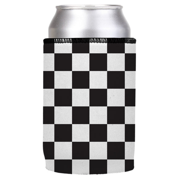 NNEDSZ Small Checkerboard Stubby Cooler - Standard