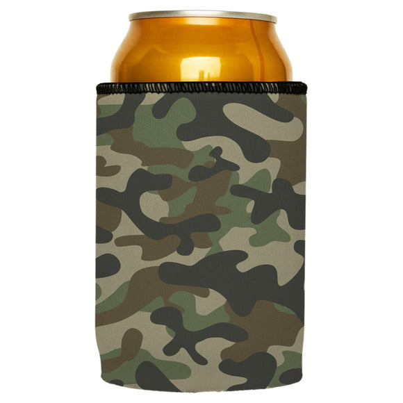 NNEDSZ Woodland Camo Stubby Cooler - Standard