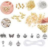 NNEDSZ 13200PCS 84 Colours Flat Round Polymer Clay Beads Kit Heishi Alphabet Letter Beads for Jewellery Bracelet Necklace Making