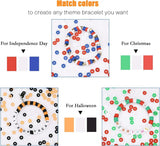 NNEDSZ 42 Colors 10500pcs Clay Beads Round Flat Beads Kit Professional Quality Polymer Clay Heishi Disc Beads Jewelry Making Kit