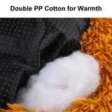 NNEDSZ Medium-50cm Dark GPawfectFriend Dog Pet Cat Calming Bed Plush Beds Large Fluffy Donut Comfy Cushion Puppy Mat