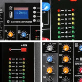 NNEDSZ Hridz 16 Channels Audio Sound Mixer Mixing DJ Console USB with 48V Phantom Power