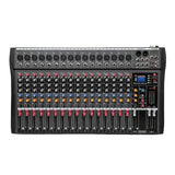 NNEDSZ Hridz 16 Channels Audio Sound Mixer Mixing DJ Console USB with 48V Phantom Power
