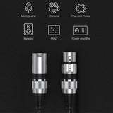 NNEDSZ 2m Hridz XLR Cable Male To Female Audio Output and Input Apply To KTV Microphone
