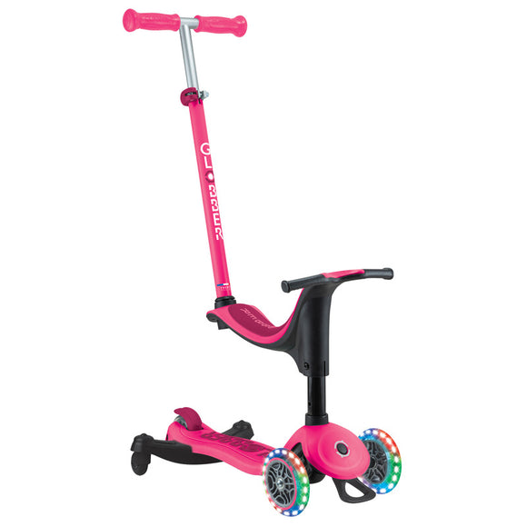 NNEDSZ Globber Go Up Sporty Lights 360 - Fuchsia/Dark Pink