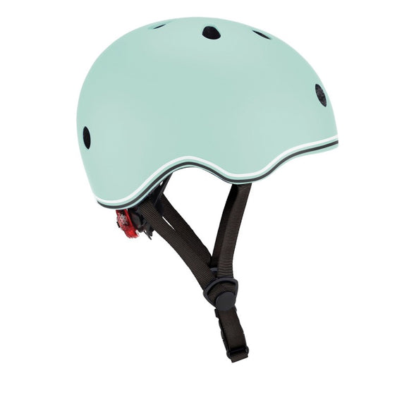 NNEDSZ Globber Kids Helmet w/Flashing LED Light  Xs/S - Mint 51-55 cm