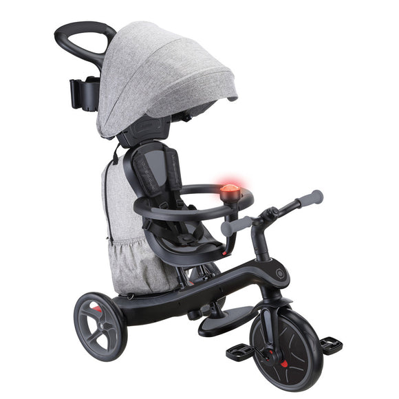 NNEDSZ Globber EXPLORER Trike 4in1 DELUXE PLAY -Black/Grey