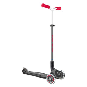 NNEDSZ Globber Master with Lights - Black/Red