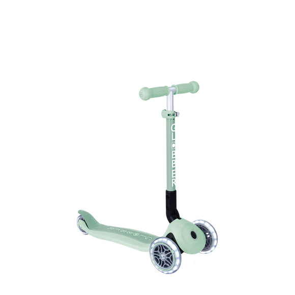 NNEDSZ Globber ECOLOGIC JUNIOR Foldable Scooter Lights - Pistachio