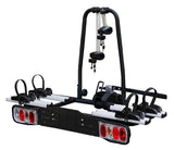 NNEDSZ Bicycle E Bike Car Rack - Tow Ball - 2 Bike - With Lights