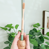 NNEDSZ Adult Bamboo Toothbrush Set of 2