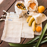 NNEDSZ Farmer's Market Bundle | 6 Cotton Vegetable Bags