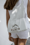 NNEDSZ Us & The Earth Calico Shopping Bag