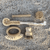 NNEDSZ Eco Cleaning - Bamboo Scrubbing Brushes set of 4