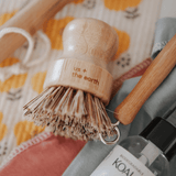NNEDSZ Eco Cleaning - Bamboo Scrubbing Brushes set of 4