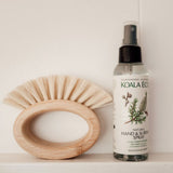 NNEDSZ Bamboo Veggie Scrubber Brush
