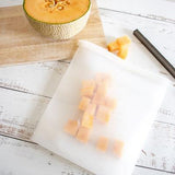 NNEDSZ Jumbo' Silicone Zip Lock Eco Friendly Food Storage Bundle