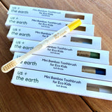 NNEDSZ Kids Bamboo Toothbrush - Set of 2