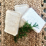 NNEDSZ Natural Loofah Cellulose Sponges (Pack of 3) | Eco Cleaning