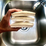 NNEDSZ Natural Loofah Cellulose Sponges (Pack of 3) | Eco Cleaning