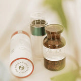 NNEDSZ Double Wall Glass Tea Infuser Bottle