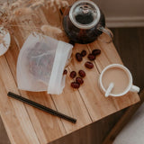 NNEDSZ Silicone Zip Lock Food Pouch Bundle - 4 Sizes